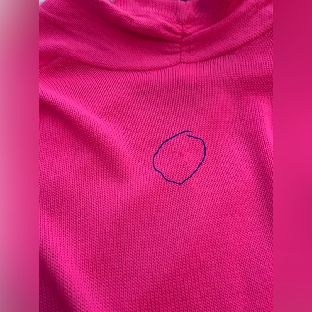 Lilly Pulitzer Noble Vibrant Pink Cardigan, Size XL- Flawed-See Pictures - Picture 11 of 16